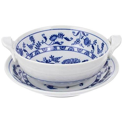 ブルーム ≪メーカー取寄≫エルベ 手付スープ碗皿1客 [日本製 美濃焼 食器] 箱入り (-)【入数:10】