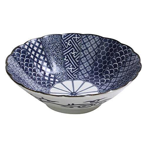 ブルーム ≪製造会社取寄≫染付祥瑞 大鉢 [日本製 美濃焼 食器] 九鼎大呂 (-)【入数:40】