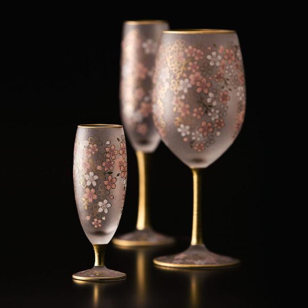 石塚硝子 エル・ドラード サクラ WINE(ワイングラス) 540ml ペアセット S-6110 (1061551)