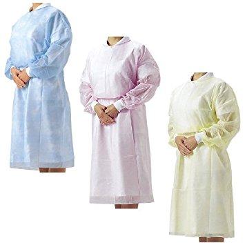 竹虎 アイソレーションガウン フェルラックNo.40●色つや:黄色●入数:100枚