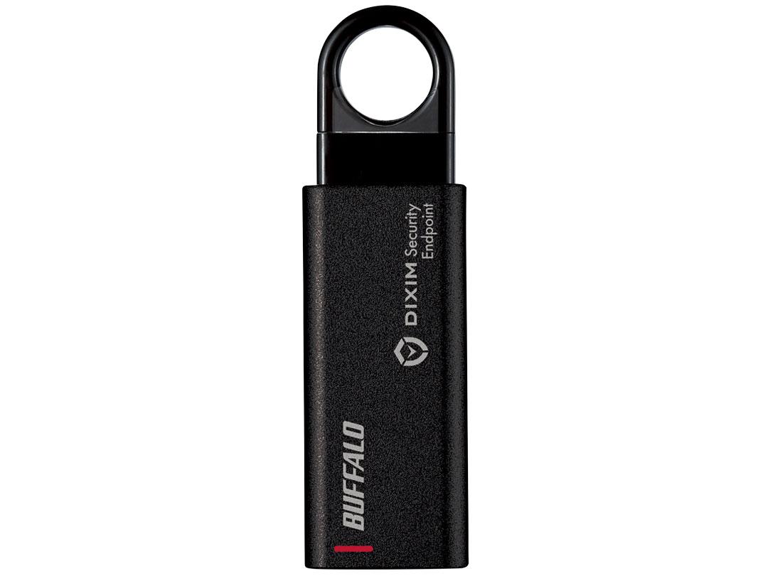 BUFFALO バッファロー RUF3-KEV32G-BK DiXiM Security Endpoint搭載 USBメモリ(RUF3-KEV32G-BK)｜ECJOY！店