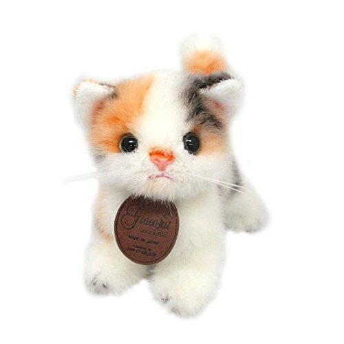 三英貿易(Sanei Boeki) ぬいぐるみ ねこ グレイスフル ネコ (日本製) 復刻 こねこのミーヤ ミケ 立ち (14931)