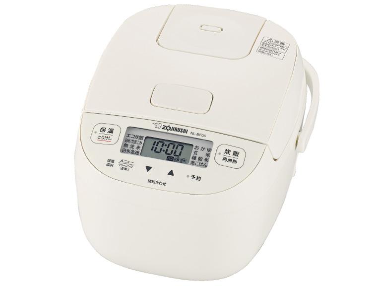 ZOJIRUSHI 象印 NLBF05 マイコン炊飯ジャー 極め炊き ソフトホワイト NL-BF05-WZ [3合 /マイコン]