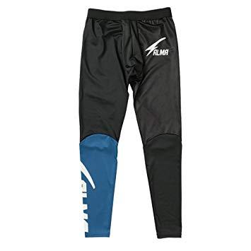 マーシャルワールドジャパン ALLS1-M-AQ サンダー ロングスパッツ 青×黒 M【新ロゴでの手配となります】