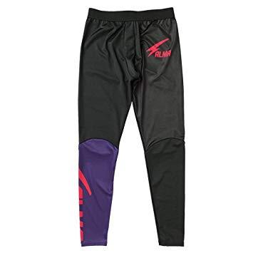 マーシャルワールドジャパン ALLS1-L-PU サンダー ロングスパッツ 紫×黒 L【新ロゴでの手配となります】