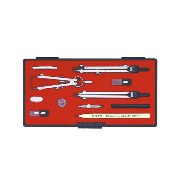 ウチダ製図器 KD型製図器 SEセット SE13品組A 烏口抜き 1-730-7306 (1201289) 10,189円