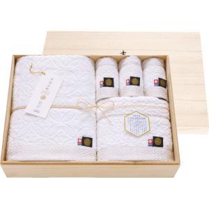 日本ユーテンシル(NIPPON UTENSIL) 今治小町 白無垢IIタオルセット(木箱入) TIK0014205