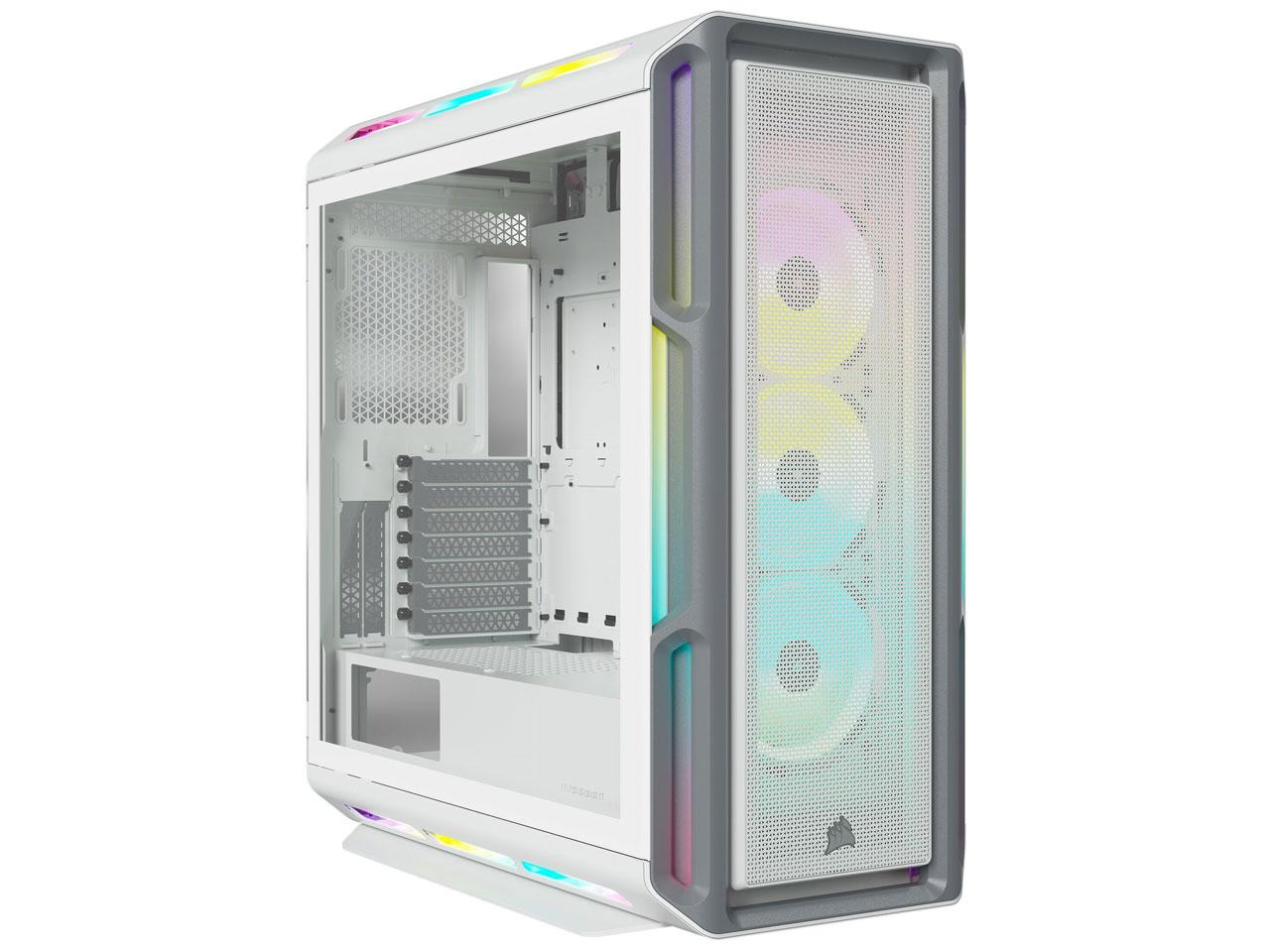 Corsair iCUE 5000T RGB Mid-Tower Smart Case White (CC-9011231-WW)|ECJOY!店