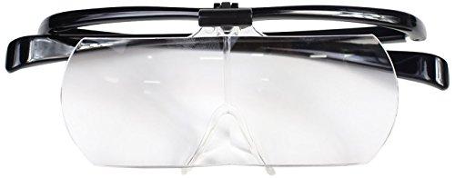 パール(Pearl) 眼鏡ルーペII HF-60DE 1.6倍＆2.0倍仕掛ける 黒いこと 074027 (1247689)