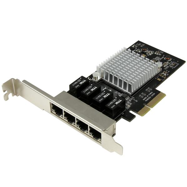 STARTECH.COM 4ポートギガビット増設PCIe NIC Intel I350 ST4000SPEXI(ST4000SPEXI)