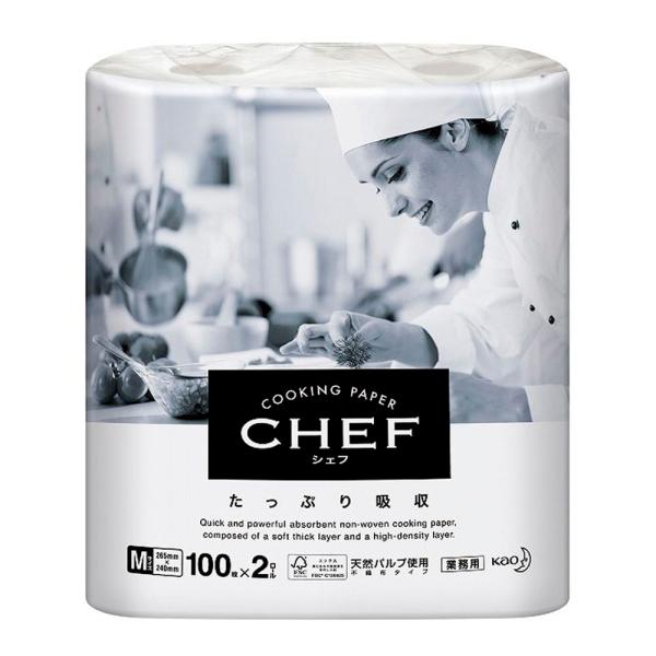 花王　ＣＨＥＦ　たっぷり吸収Ｍ（１２ロール入）【XSH1402】