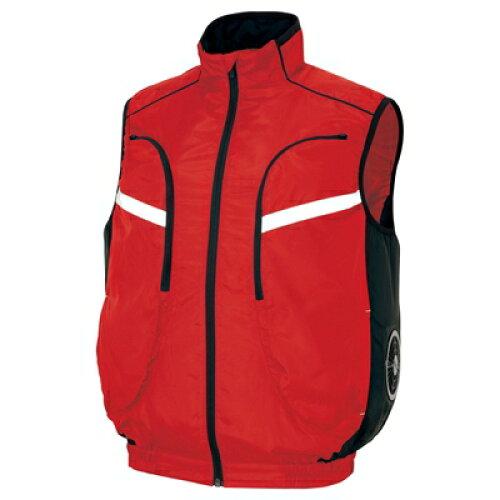 アイトス 物流作業対応型空調服ベスト(空調服TM) レッド S (AZ50195009S 1392)