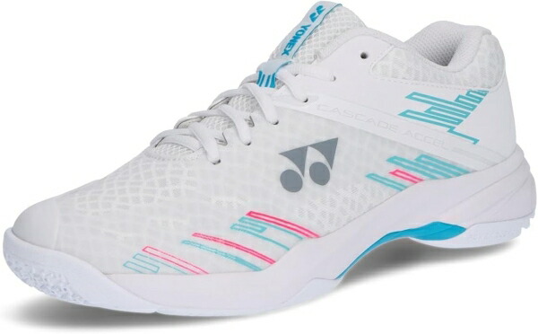 YONEX ヨネックス パワークッションカスケードアクセルミッド (SHBCA1MD) [色 : 白いこと/天の原青碧] [大きさ : 22.0]