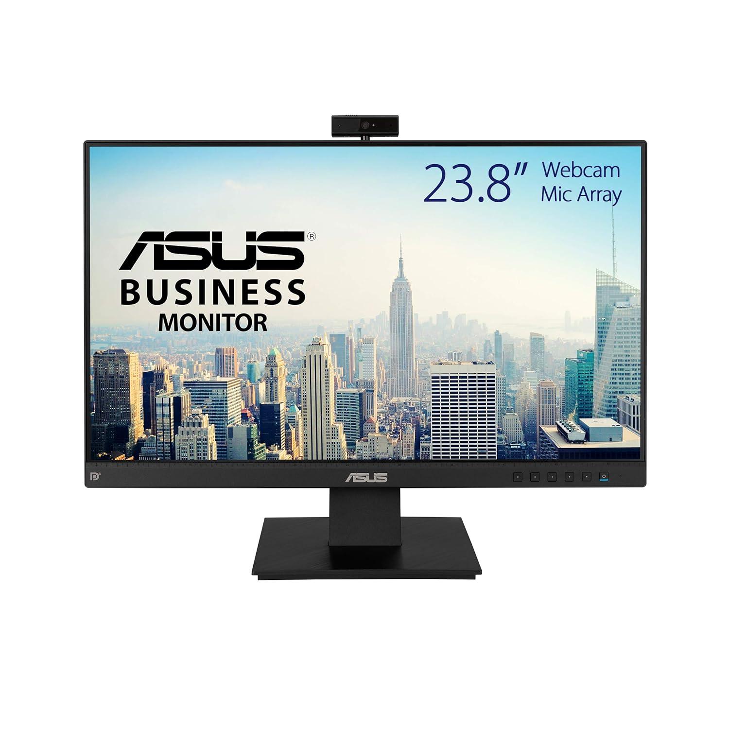 ASUS エイスース BE24EQK 23.8型 ＜BEシリーズ＞Full HDウェブカメラ搭載IPSパネル搭載液晶モニター 1920×1080 スピーカー搭載 D-sub DisplayPort HDMI1.4