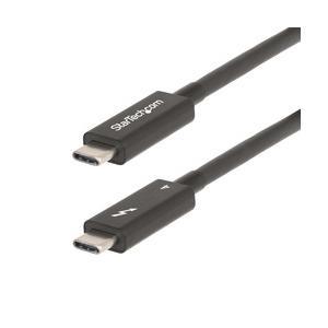 STARTECH.COM THUNDERBOLT 4有線テレビ/2M/8K60HZ/40GBPS/100W PD/USB4 USB-C互
