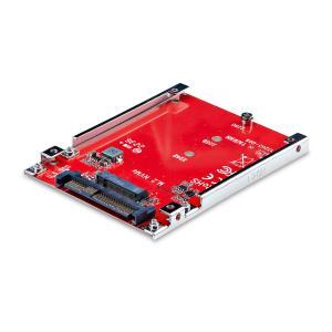 STARTECH.COM M.2-U.3取り替えっこアダプタ/M.2 NVMe SSD相応う/PCIe M.2運転-2.5in U.3(SFF-TA-1001)進行掛り変換器/2.5inSSD質問用紙要因 取り替えっこ歌留多