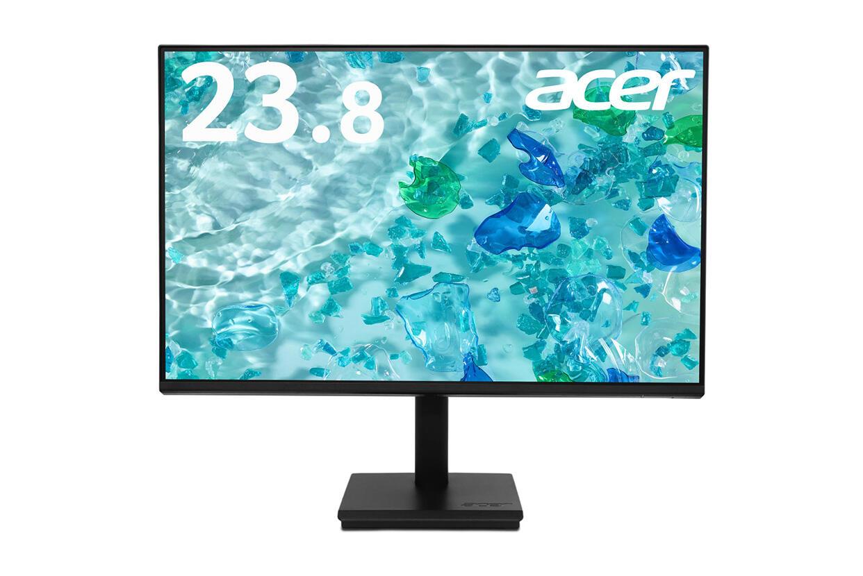 日本エイサー SDGs推しすすめる(23.8型/1920×1080/HDMI、ミニD-Sub、DisplayPort/黒いこと/2W+2Wステレオ金棒引き/皆無一こま/IPS/非光輝/HDMI有線テレビ付/5年センドバック引き受ける)(V247YGbmipx)