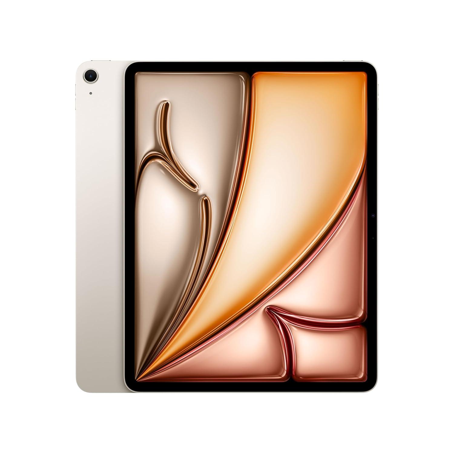 APPLE アップル MCNQ4J/A APPLE iPad Air iPadOS 18 13.0型（in） 2732×2048 Apple M3 8GB SSD 256GB Wi-Fi青写真 Bluetooth v5.3 600～700g ゴールド系