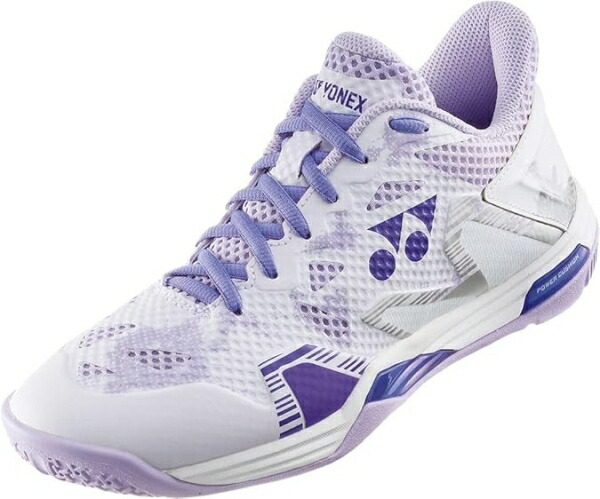YONEX ヨネックス パワークッションエクリプションZウィメン (SHBELZ3L) [色 : 白いこと/パープル] [大いさ : 25.5]