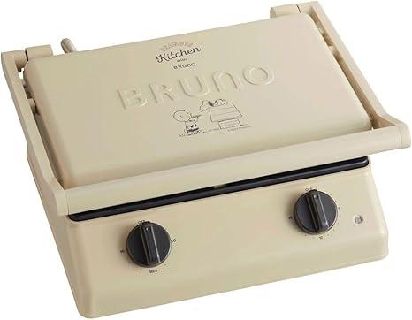 【新品未開封＋スヌーピープレート2種付】BRUNO  グリルサンドメーカーダブル ブルーノ ピーナッツ グリルサンドメーカー ダブル用 [ホット