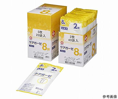 白十字 ケアガーゼ　8折　5枚×20袋入　滅菌済 10167 1箱(5枚×20袋入) 4,356円