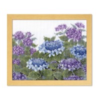 オリムパス製絲(Olympus Thread) オリムパス オノエ・メグミ ししゅうキット 愛すべき花たち 紫陽花 7451 (6271bs)