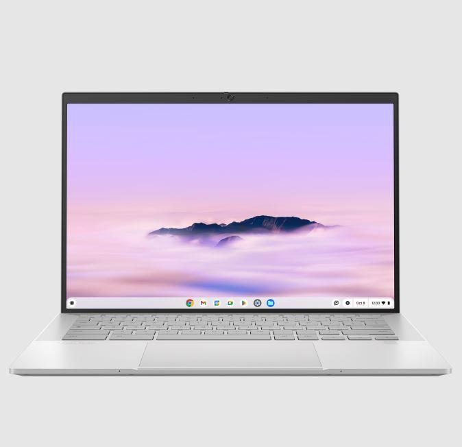 ASUS エイスース CX54 Chromebook Plus Enterprise(CX5403)/フォグシルバー/14.0型広広としたTFT色合い液晶/2560x1600/Core Ultra 5/インテル 人工知能学 Boost(NPU 人工知能学 発動機)/8GB/グラフィクス/SSD 128GB/ChromeOS/肌ざわりダイアログボックス/指紋免許(CX5403CMA-QM0047) ノートPC-パソコン-パソコン・周辺機器