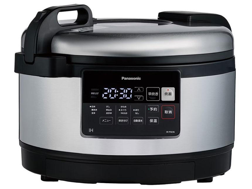 PANASONIC パナソニック パナソニック SR-PGE36 業務用IHジャー炊飯器 2升炊き 【単相200V】(SR-PGE36)