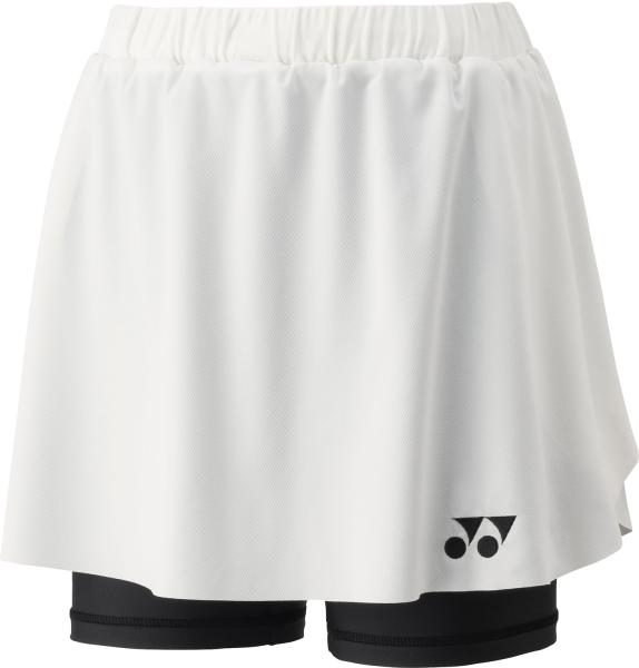 YONEX ヨネックス ウィメンズスカート(インナースパッツツキ) (26181) [色 : ホワイト] [サイズ : XO]