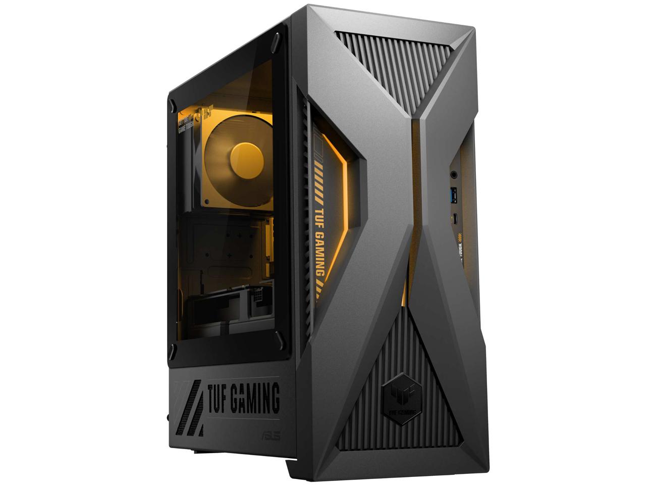 ASUS エイスース T500MV-13420H412W ASUS デスクトップPC TUF Gaming T500 T500MV ソーラーエクリプスグレー Windows 11 Home Core i5 メモリ32GB SSD 1TB タワー型 Bluetooth v5.4｜ECJOY！店