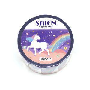 カミイソ産商 マスキング磁気テープ Unicorn(ユニ唐きび) 金箔銀箔/20粍 (UR3104)【入数:20】