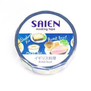 カミイソ産商 マスキングテープ イギリス料理 (TR0208)【入数:20】