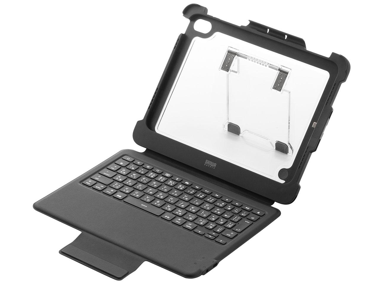 SANWASUPPLY サンワサプライ iPad 第10世代・A16専用ケース付き一体型キーボード(Type-Cケーブル接続)【SKB-IP8BK】