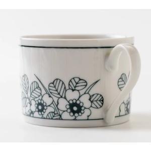 アワサカ ≪製造業者取寄≫【Anticoflower(アンティコフラワー)】 マグカップ 御花[日本製 美濃焼 食器 マグカップ] (a11184546088026601)【入数:40】