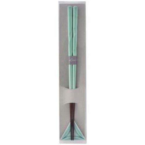 サンライフ Lino 1P 箸・ 箸置セット Green (S-04038)【入数:50】