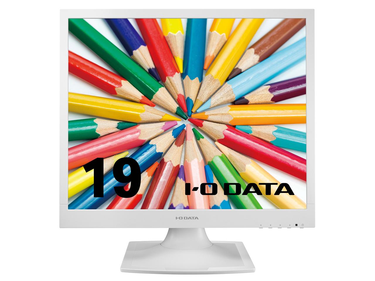 IODATA アイオーデータ 「5年引き受ける」19型真四角液晶 白いこと(LCD-SAX191DW)