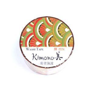 カミイソ産商 マスキング磁気テープ 菊青海波 (GR3032)【入数:20】