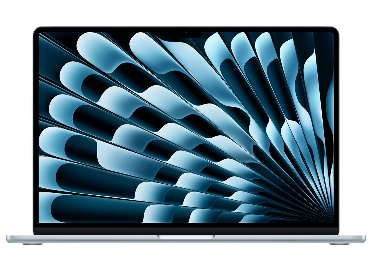 APPLE アップル MC7A4J/A APPLE MacBook Air Liquid Retina見せびらかす macOS 15.0～15.5型（in） Apple M4 記憶装置16GB SSD 256GB 2880×1620～1920 Web写真機有り Bluetooth v5.3 1.0～1.5kg 青色系 パソコン-ノートPC-パソコン・周辺機器
