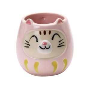 ブルーム ≪製造業者取寄≫福ねこコップ サクラ色 [日本製 美濃焼 食器] 和氏の璧 (-)【入数:10】