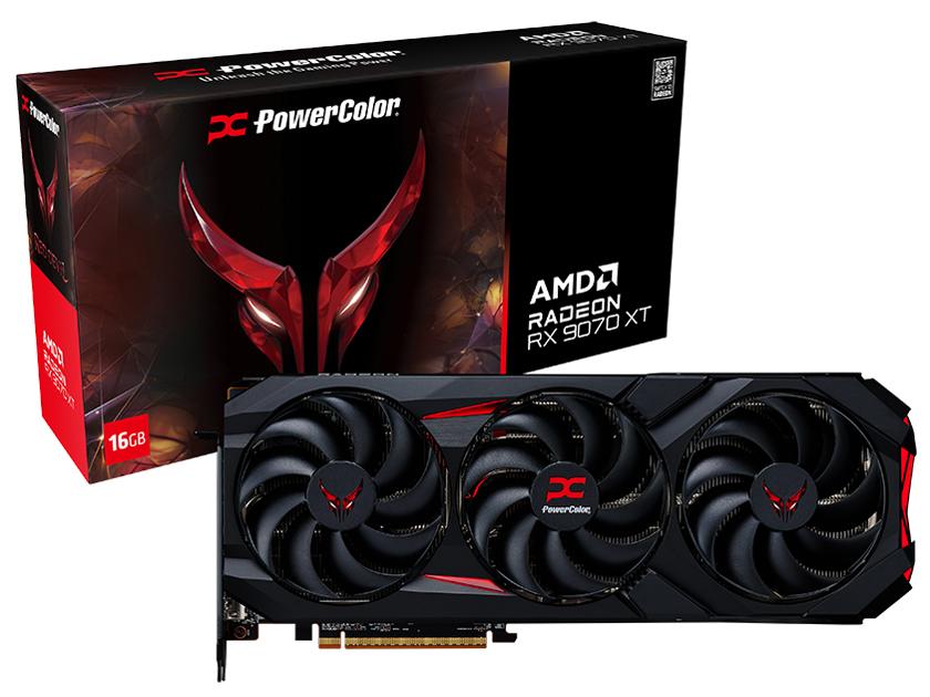 楽天市場】PowerColor Hellhound AMD Radeon RX 9070 XT 16GB GDDR6