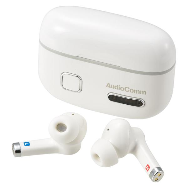 OHM オーム電機 完全ワイヤレス集音器(集音×通話×音楽/充電式/タッチ式センサーボタン/マルチポイント/連続使用6時間) HP-WH500N