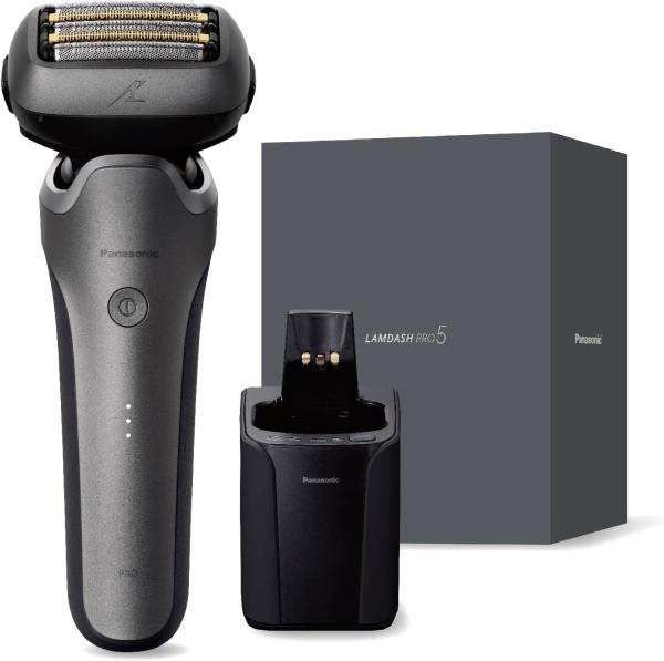 PANASONIC パナソニック 5枚刃電気カミソリES-L571U-Sチタンしろがね色