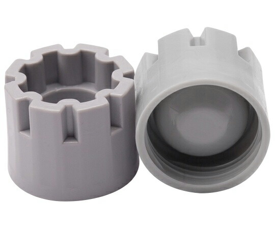 アズワン 96well format用External Screw Cap 履歴入 薄墨色 MP53760 1式(96旗がしら×10書き割り入)