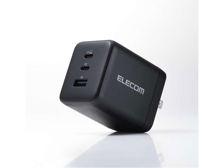 ELECOM エレコム USB申し受ける器/USB PD/100W/USB-C×2/USB-A×1(ACDC-PD104100BK)