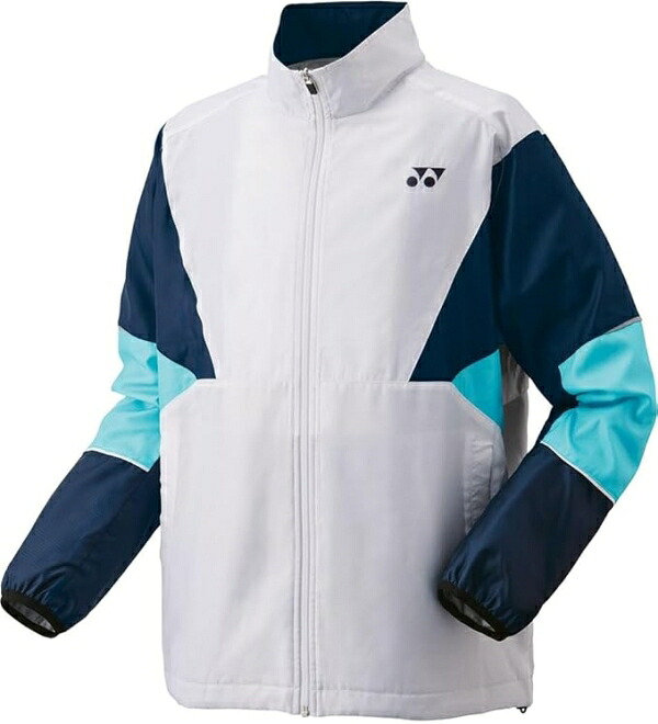 YONEX ヨネックス ユニウラジツキウィンドウォーマーシャツ (70105) [色 : ホワイト/ミント] [サイズ : S]