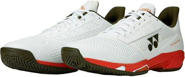 YONEX ヨネックス パワークッションアドアクセルMAC (SHTAAMA) [色 : 白いこと/オレンジ色] [大きさ : 28.0]