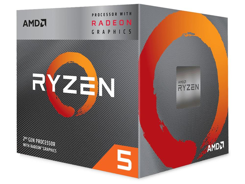AMD Ryzen 5 3400G With Wraith Stealth cooler (4C8T.3.7サイクル.65W) BOX   (YD3400C5FHSBX)