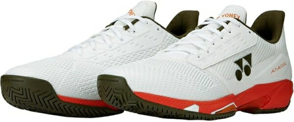YONEX ヨネックス パワークッションアドアクセルMAC (SHTAAMA) [色 : 白いこと/オレンジ色] [大きさ : 29.0]