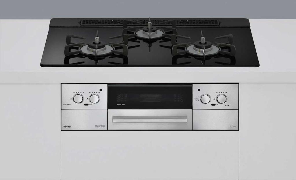 RINNAI リンナイ RHX71W42J1RW ビルトインガスコンロ Lisseつづき物 判定基準幅75糎 スモーキーピンク【負けず劣らず品:RHS71W42J1RSTW】