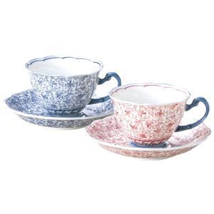 ブルーム ≪製造会社取寄≫染赤絵唐草 有りの実碗皿[日本製 美濃焼 食器]差し上げ物 (-)【入数:5】